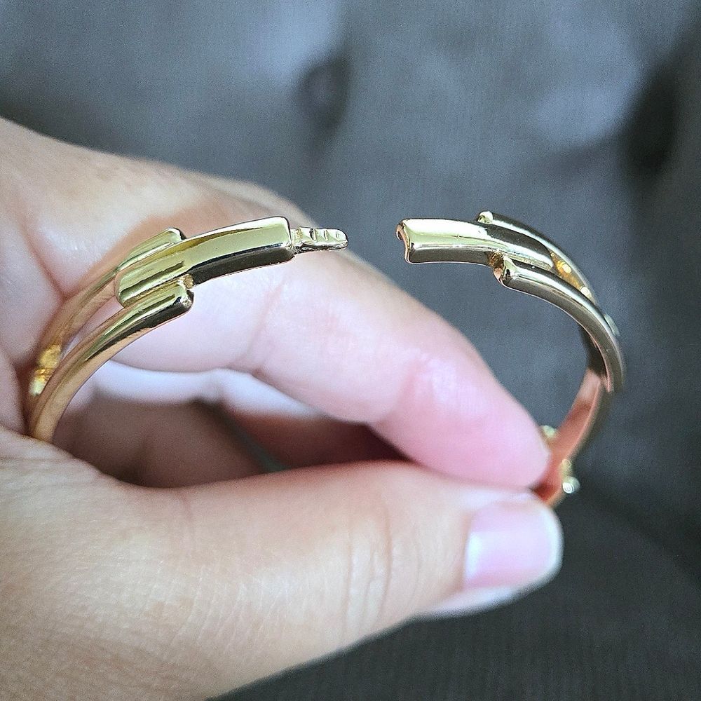 House🏠 of Harlow 1960 Set of Two✌️ Bangle Bracelets - NWT - Picture 8 of 16
